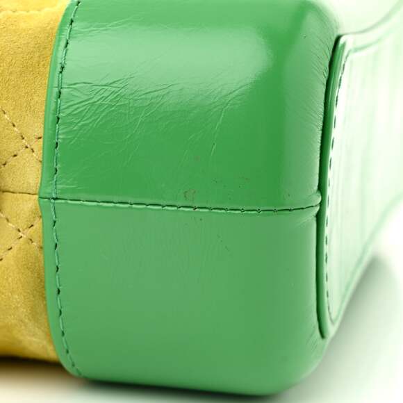 Suede Calfskin Quilted Small Gabrielle #200532C16B - Picture 11 of 11